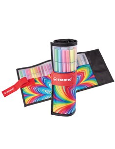 Rollerset Arty Line da 25 col.ass. Pen 68 Stabilo 6825-071-20 STABILO PUNTA FELTRO