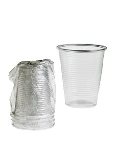 400 Bicchieri 200ml in PLA imbustati singolarmente Leone Q2054 LEONE BICCHIERI E CANNUCCE MONOUSO