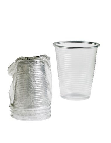 400 Bicchieri 200ml in PLA imbustati singolarmente Leone Q2054 LEONE BICCHIERI E CANNUCCE MONOUSO