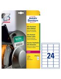 Etichette bianche in polietilene 63,5x33,9mm, laser, 10fg Avery L7912-10