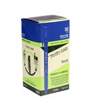 Scatola 50 penna blu Tratto 1 Green punta media 1.0mm F838301