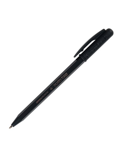 Scatola 50 penna nero Tratto 1 Green punta media 1.0mm F838303 TRATTO CON CAPPUCCIO