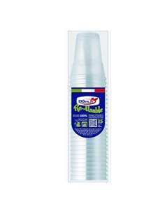 25 Bicchieri 350ml DIAMANT PS reuse DOPLA 22635 DOPLA BICCHIERI E CANNUCCE MONOUSO