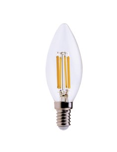 LAMPADA LED Candela 6W E14 3000K luce bianca calda 499048540 MKC LAMPADINE