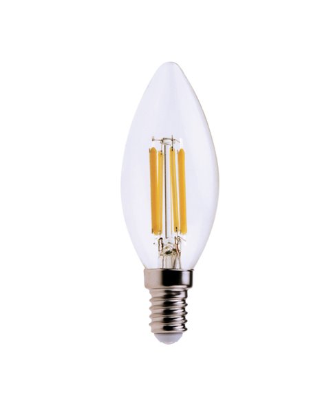 LAMPADA LED Candela 6W E14 4000K luce bianca naturale 499048541 MKC LAMPADINE
