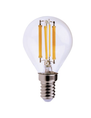LAMPADA LED Minisfera 6W E14 4000K luce bianca naturale 499048551 MKC LAMPADINE