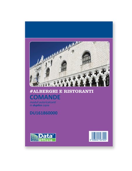 Blocco comande 25x2 copie autor. dim. 10,5x7,4cm DU161860000 DU161860000