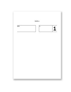 Blocco comande 25x2 copie autor. dim. 10,5x7,4cm DU161860000 DU161860000 2