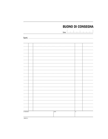 Blocco buoni consegna 148x215mm 100fg DU164420000 DU164420000