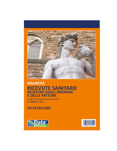 Blocco ricevute sanitarie numerate 100x2 autoric. DU1653C1000 DU1653C1000 DATA UFFICIO BLOCCHI RICEVUTE-FATTURE