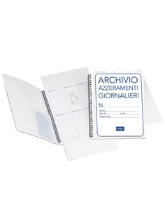 Cartella azzeramenti giornalieri 13fg 1820AZT00 Data Ufficio 1820AZT00