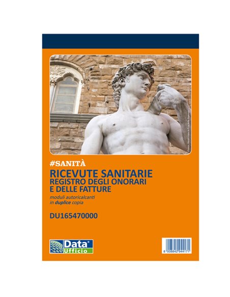 Blocco ricevute sanitarie 50x2 autorical. 21,5x14,8cm DU165470000 DU165470000