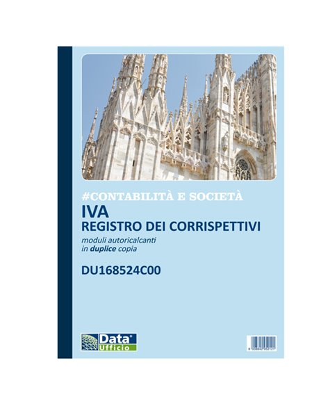 Registro corrispettivi mensili 24x2 autoricalcante DU168524C00 DU168524C00 DATA UFFICIO BLOCCHI RICEVUTE-FATTURE