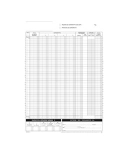 Registro corrispettivi mensili 24x2 autoricalcante DU168524C00 DU168524C00 DATA UFFICIO BLOCCHI RICEVUTE-FATTURE 2