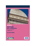 Blocco fatture ad 1 aliquota 50x2 autoricalcante  14,8x21cm DU1641C0000 DU1641C0000