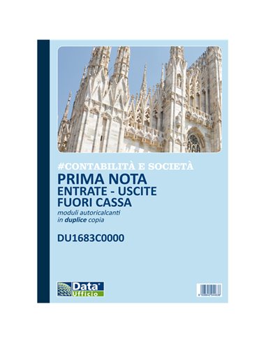 Blocco entrate/uscite extra cassa 50x2 copie autoricalcante DU1683C0000 DU1683C0000