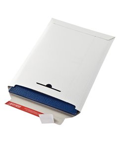 Busta a sacco in cartone bianco 210x265x30mm con chiusura autoadesiva CP012.02 COLOMPAC BUSTE IN CARTONE 2