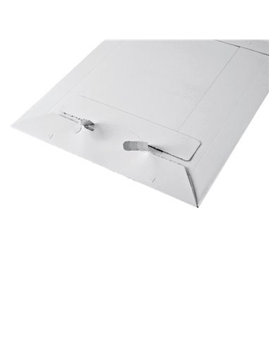 Busta a sacco in cartone bianco 260x345x30mm con chiusura autoadesiva CP012.05/100 COLOMPAC BUSTE IN CARTONE