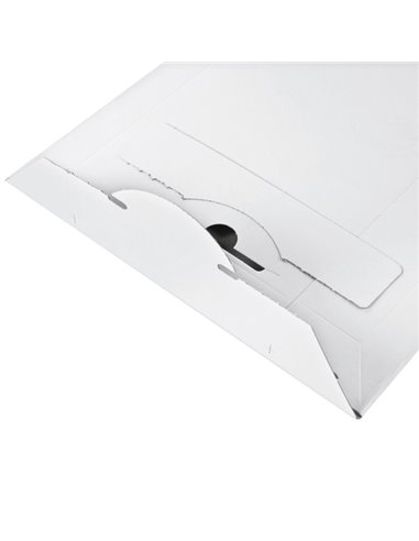 Busta a sacco in cartone bianco 260x345x30mm con chiusura autoadesiva CP012.05/100 COLOMPAC BUSTE IN CARTONE