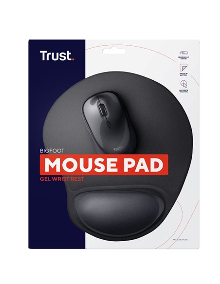 Mousepad BigFoot nero Trust 16977