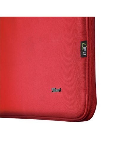 Borsa ecocompatibile per notebook da 16" Bologna - rossa Trust 24449