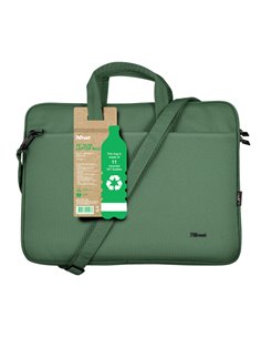 Borsa ecocompatibile per notebook da 16" Bologna - verde salvia Trust 24450