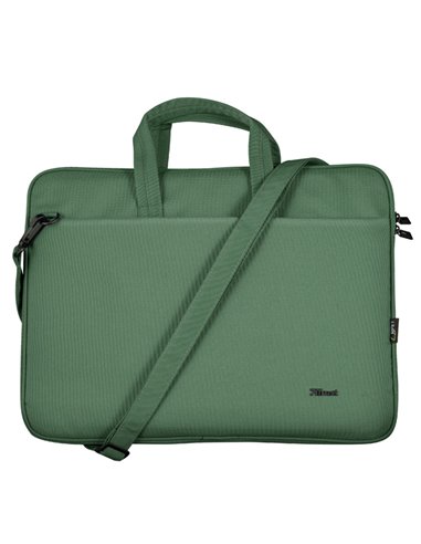 Borsa ecocompatibile per notebook da 16" Bologna - verde salvia Trust 24450