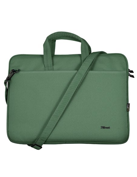 Borsa ecocompatibile per notebook da 16" Bologna - verde salvia Trust 24450