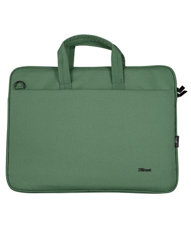 Borsa ecocompatibile per notebook da 16" Bologna - verde salvia Trust 24450