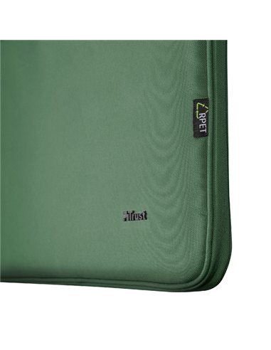 Borsa ecocompatibile per notebook da 16" Bologna - verde salvia Trust 24450