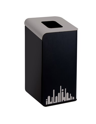 Gettacarte Rubik Evo Grigio 80Lt per raccolta differenziata 789292 Medial CESTINI E POSACENERE