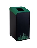 Gettacarte Rubik Evo Verde 80Lt per raccolta differenziata 789298