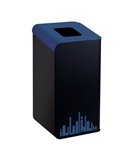 Gettacarte Rubik Evo Blu 80Lt per raccolta differenziata 789295