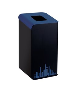 Gettacarte Rubik Evo Blu 80Lt per raccolta differenziata 789295 Medial CESTINI E POSACENERE