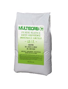 6,5kg Polvere assorbente vegetale universale ignifuga DUS100 Carvel ASSORBITORI INDUSTRIALI