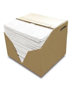 Confezione da 200 panni assorbenti per Oli ed Idrocarburi 41x46cm OSW-70 ASO003