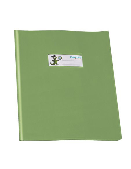 Coprimaxi PVC lucido coprente GreenLine 21x30cm c/alette verde chiaro RiPlast 34718051.30 Colorosa COPRILIBRO-COPRIMAXI