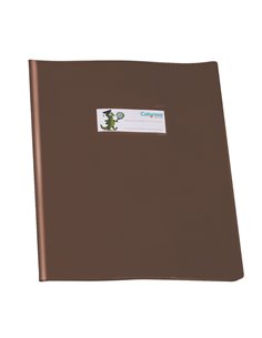 Coprimaxi PVC lucido coprente GreenLine 21x30cm c/alette marrone RiPlast 34718052.30
