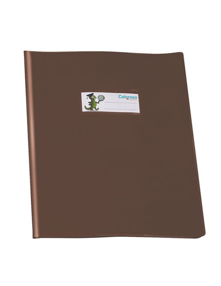 Coprimaxi PVC lucido coprente GreenLine 21x30cm c/alette marrone RiPlast 34718052.30