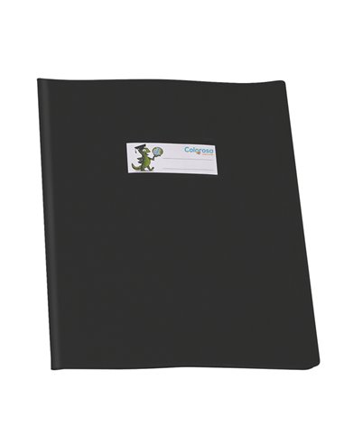 Coprimaxi PVC lucido coprente GreenLine 21x30cm c/alette nero RiPlast 34718053.30 Colorosa COPRILIBRO-COPRIMAXI