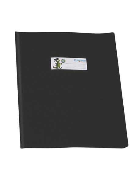 Coprimaxi PVC lucido coprente GreenLine 21x30cm c/alette nero RiPlast 34718053.30 Colorosa COPRILIBRO-COPRIMAXI