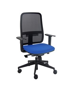 Poltrona semidirezionale Blaze BLYTN blu c/ braccioli regolabili BLYTN/BR1/SB Unisit SEDUTE DIREZIONALI