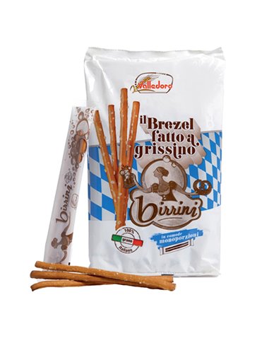 Grissini Birrini multipack 240gr (13 monoporzioni) Valledoro VAGSB Valledoro SNACK DOLCI-SALATI