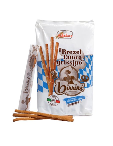 Grissini Birrini multipack 240gr (13 monoporzioni) Valledoro VAGSB Valledoro SNACK DOLCI-SALATI