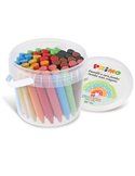 Secchiello 48 pastelli a cera Jumbo Ø13mm 85mm 12colori PRIMO 0602PC48J