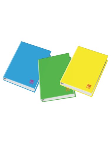 Raccoglitore 4 anelli Ø30mm 26X32cm colori ass. Fluo One Color Blasetti 7732