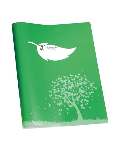 Coprimaxi Colorosa Green 21x30cm c/tasche verde RiPlast 3671CG24.FSC