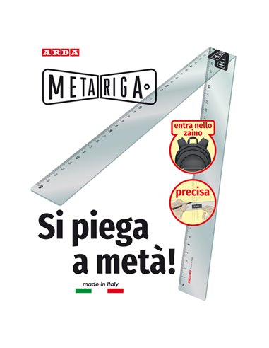 Metariga 60cm pieghevole Arda MET60