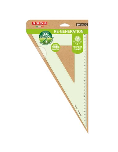 Squadra 60° 30cm Re-generation Arda RE6030 ARDA SQUADRE