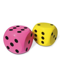 Dado gigante in spugna 15x15x15cm CWR 3045 CWR REGOLI-GIOCHI DIDATTICI